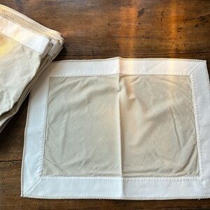 Juliska placemats.  Set of 12.  20” x 15”.